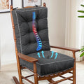 Rocking Chair Cushion Set - Thick Memory Foam Seat & Back Pads