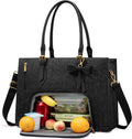 LOVEVOOK Laptop Lunch Tote Bag for Women, Insulated Work Bag