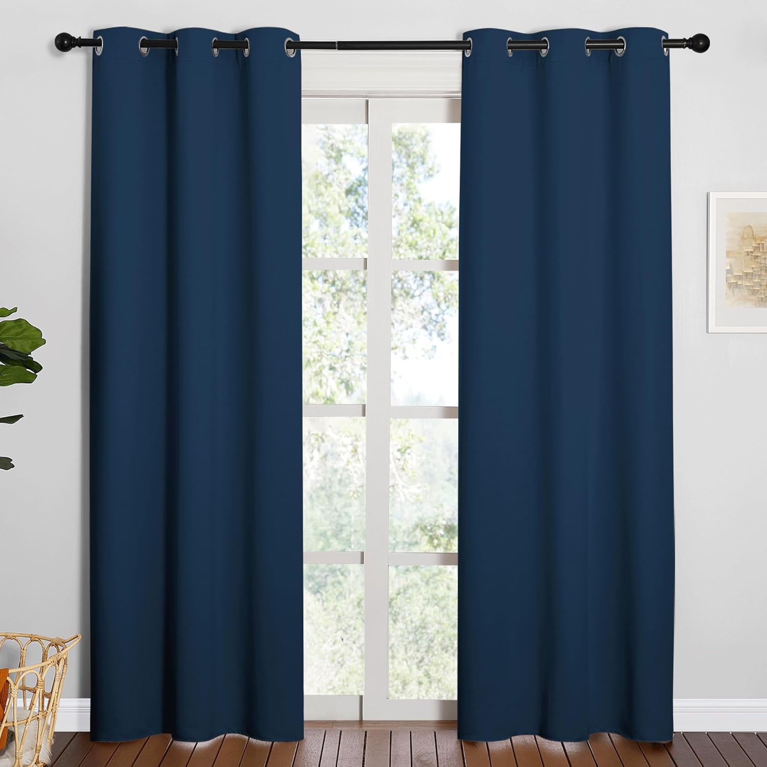 NICETOWN 84 inches Blackout Curtains for Office and Theater