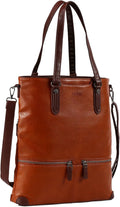 Laptop Tote Bag for Work and Travel - Vegan Leather 15in Carryall
