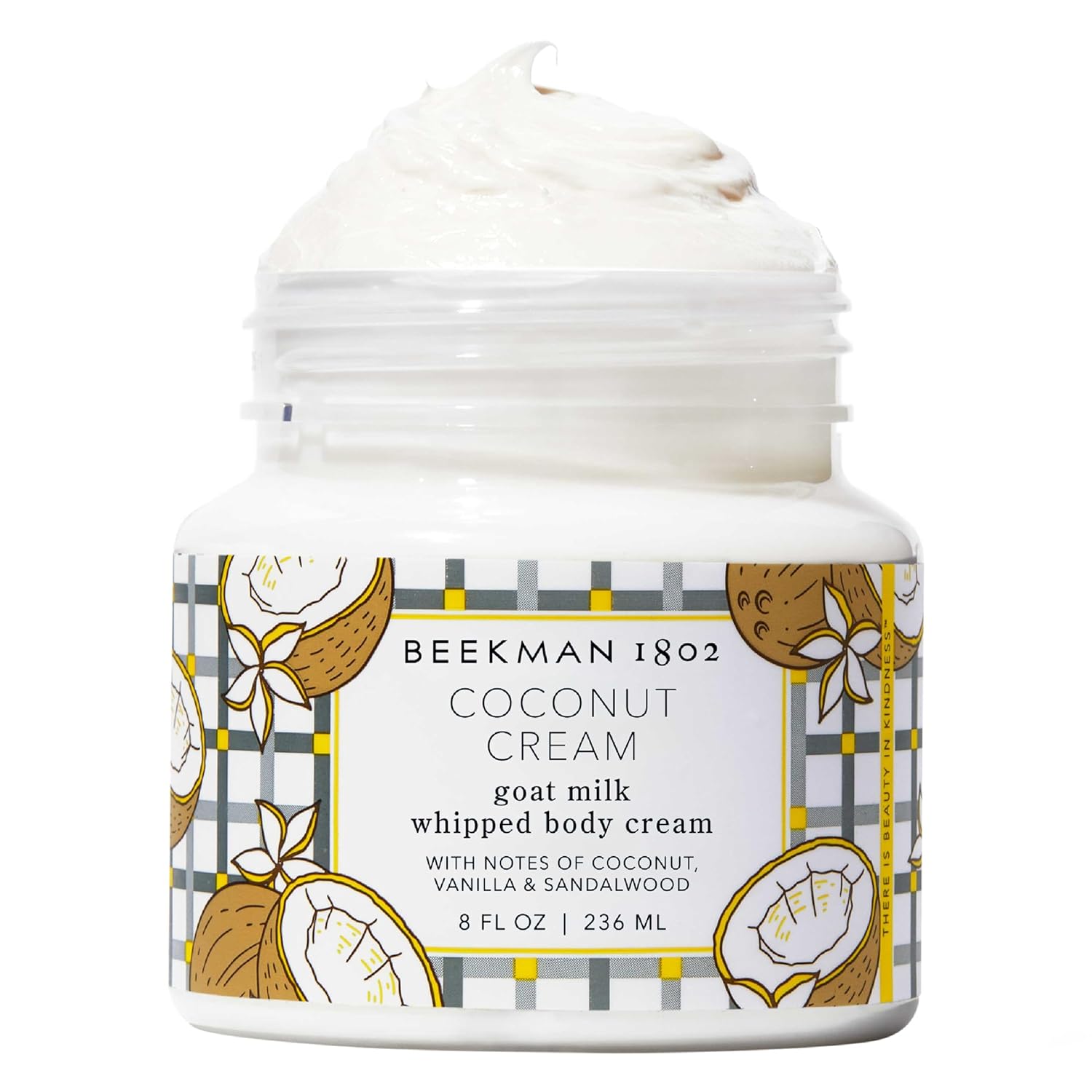 Coconut Cream Whipped Body Cream for Sensitive Skin - 8 oz