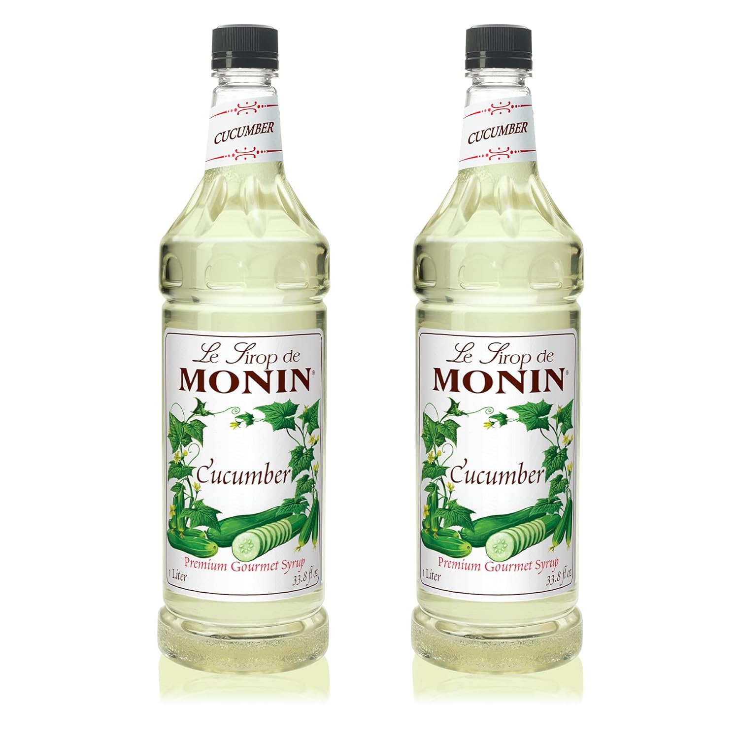 Monin Cucumber Syrup for Refreshing Mocktails and Cocktails