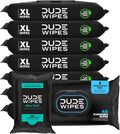 Flushable Wipes - Extra Large Unscented 8-Pack + Mint Travel Pack