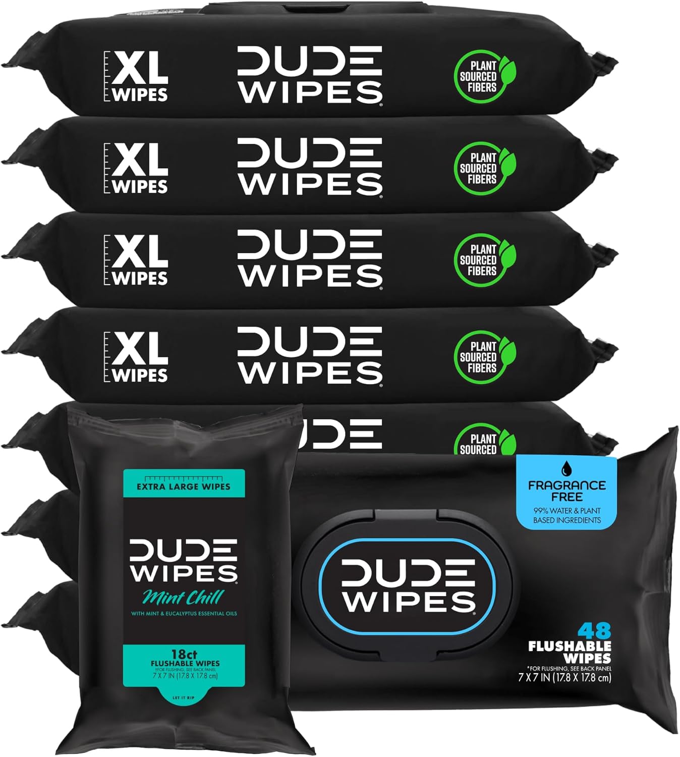 DUDE Wipes Flushable Wipes Extra Large for Ultimate Clean