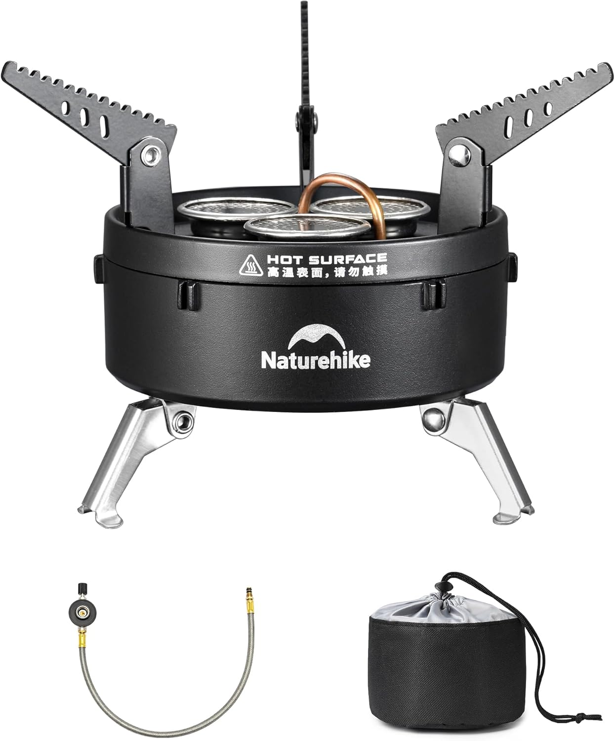 Naturehike Portable 3-Burner Gas Stove