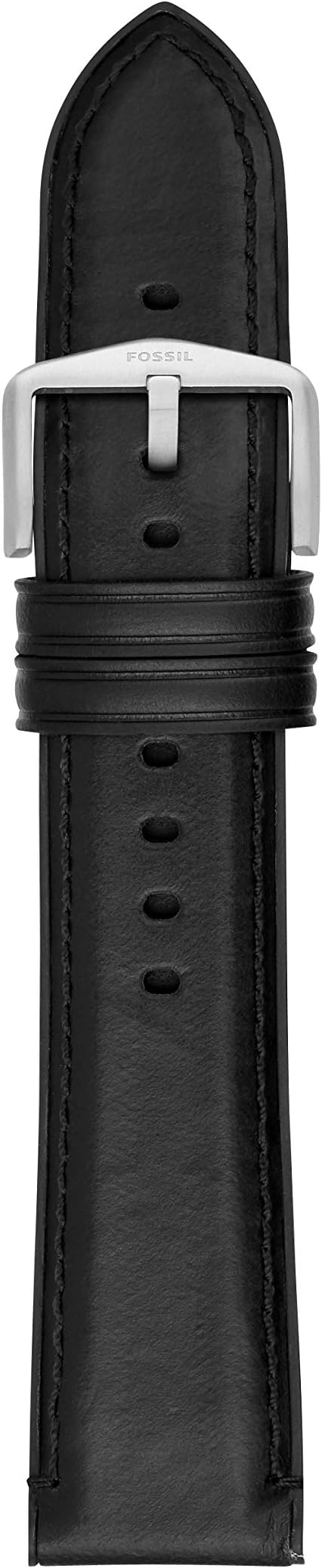 Fossil All-Gender 22mm Leather Silicone Interchangeable Watch Band