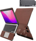 TYTX Compatible MacBook Pro 14 in Case - PU Leather Sleeve with Stand