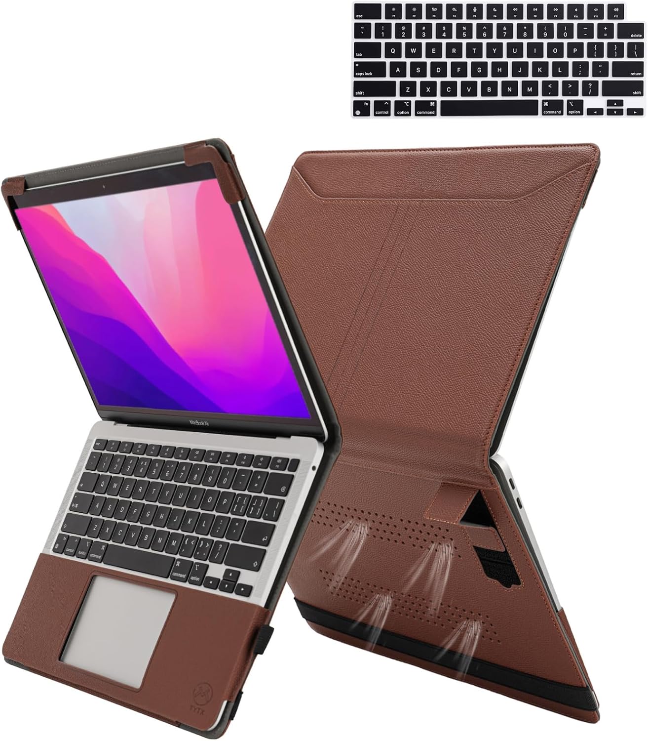 TYTX MacBook Pro 14 Inch Case with Stand and Vents for 2021-2024