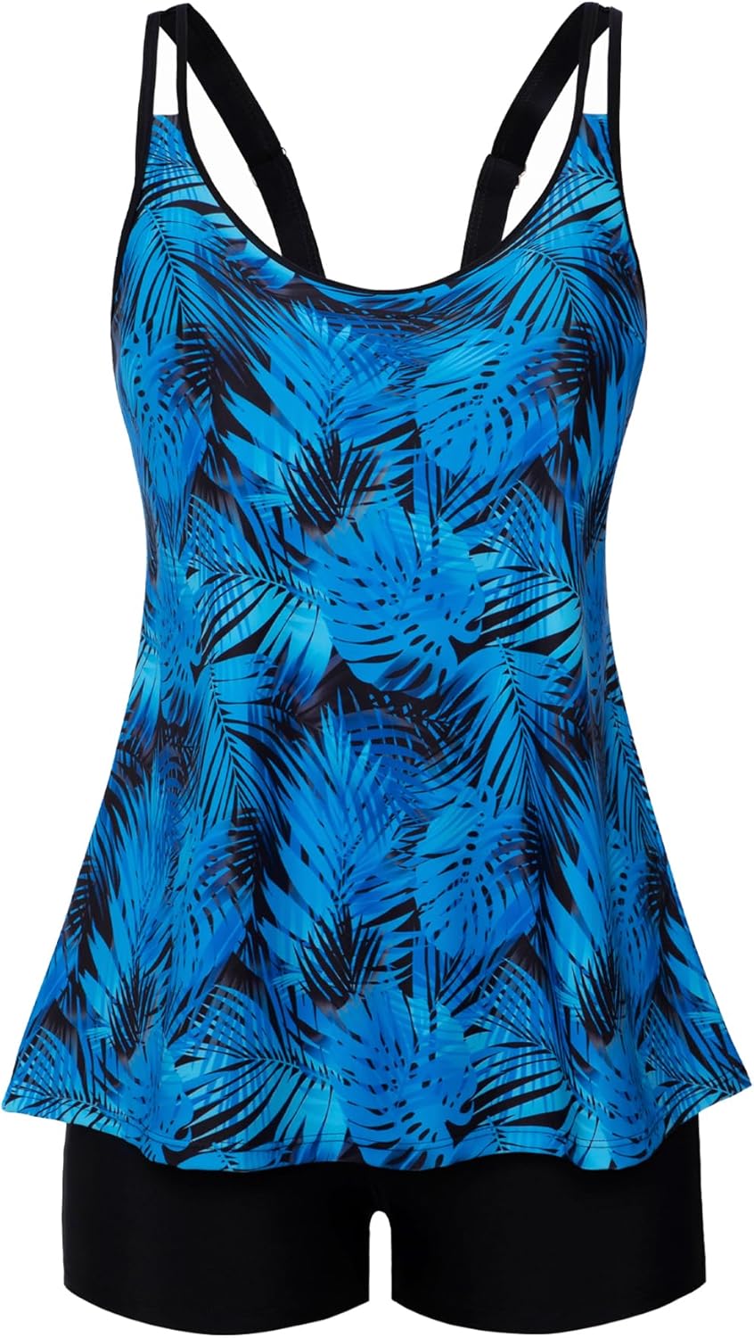Arolina Tankini Swimsuits for Women with Tummy Control Design