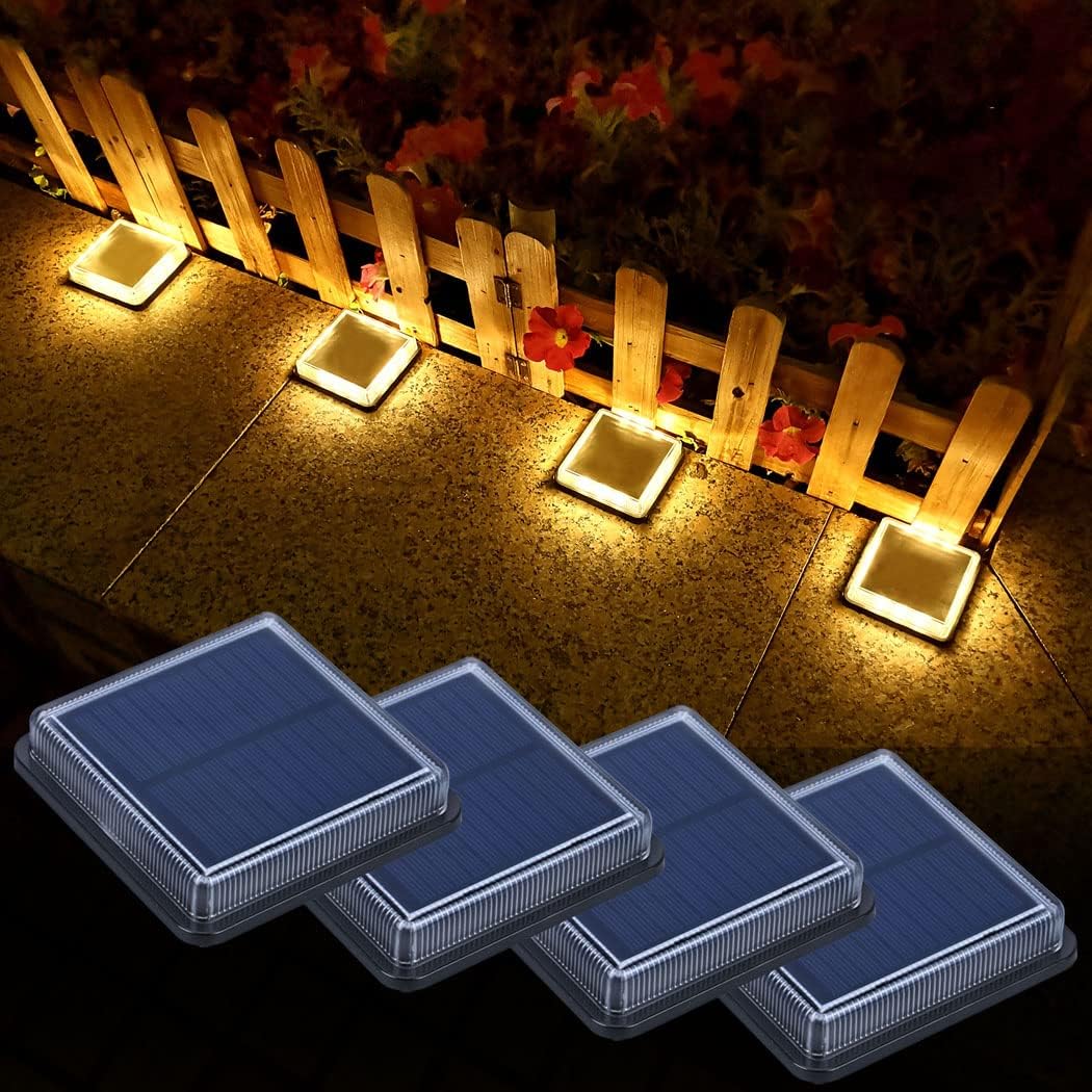 Lacasa Solar Deck Lights for Outdoor Pathway and Garden Use