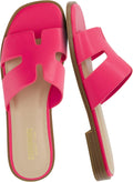 CUSHIONAIRE Voyage Cutout Strap Slides for Women (Style 3C2S)