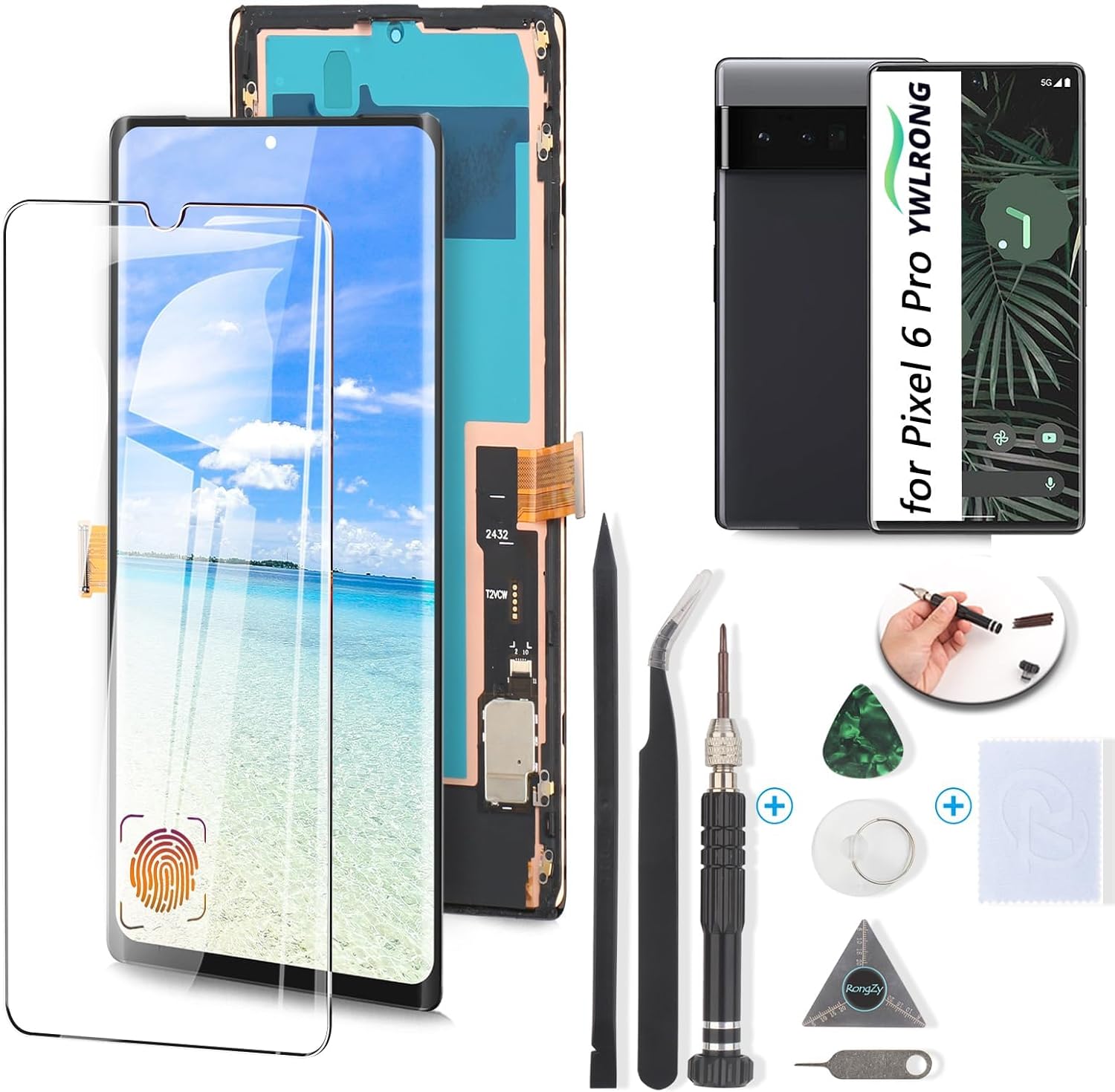 OLED Screen Replacement for Google Pixel 6 Pro 5G with Tools