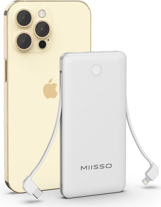 miisso 10000mAh Slim Portable Charger - Fast Charging