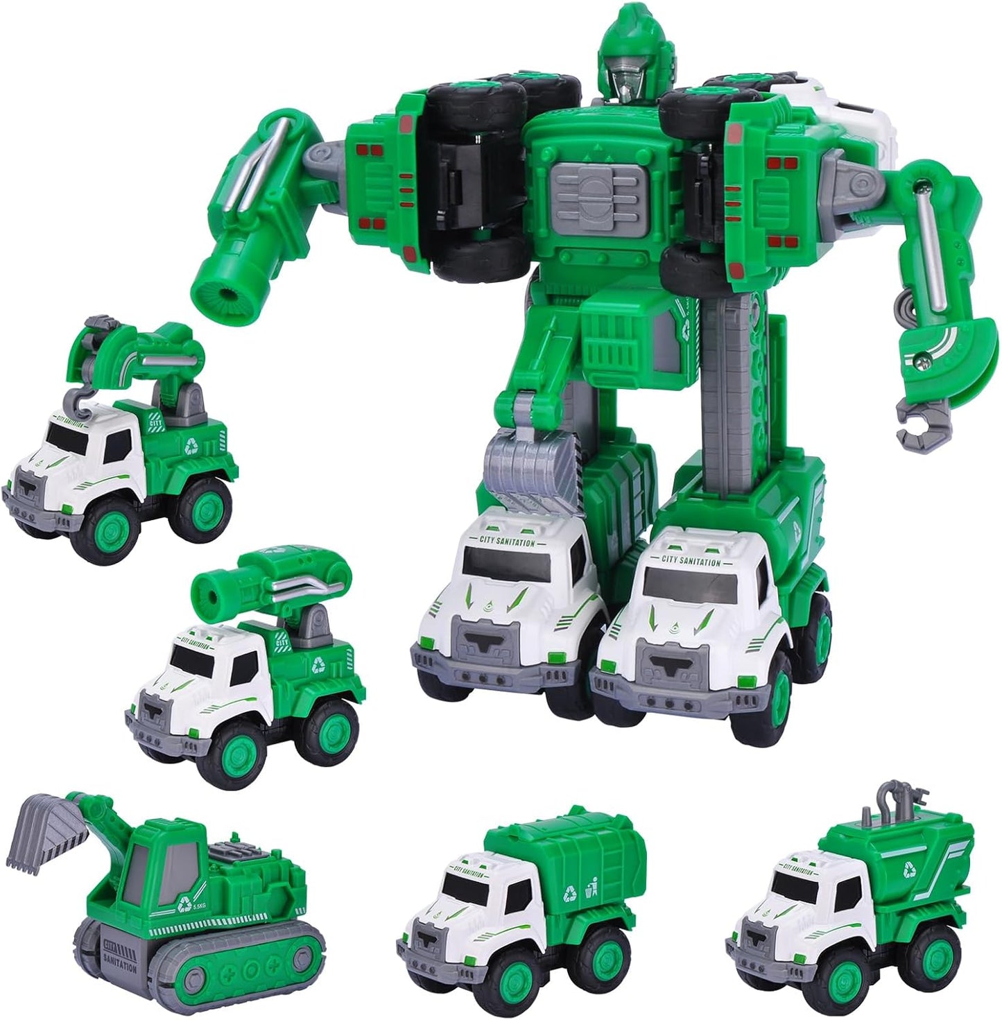 AMACAT Transform Robot Car - STEM Building Toy | Ages 4-8