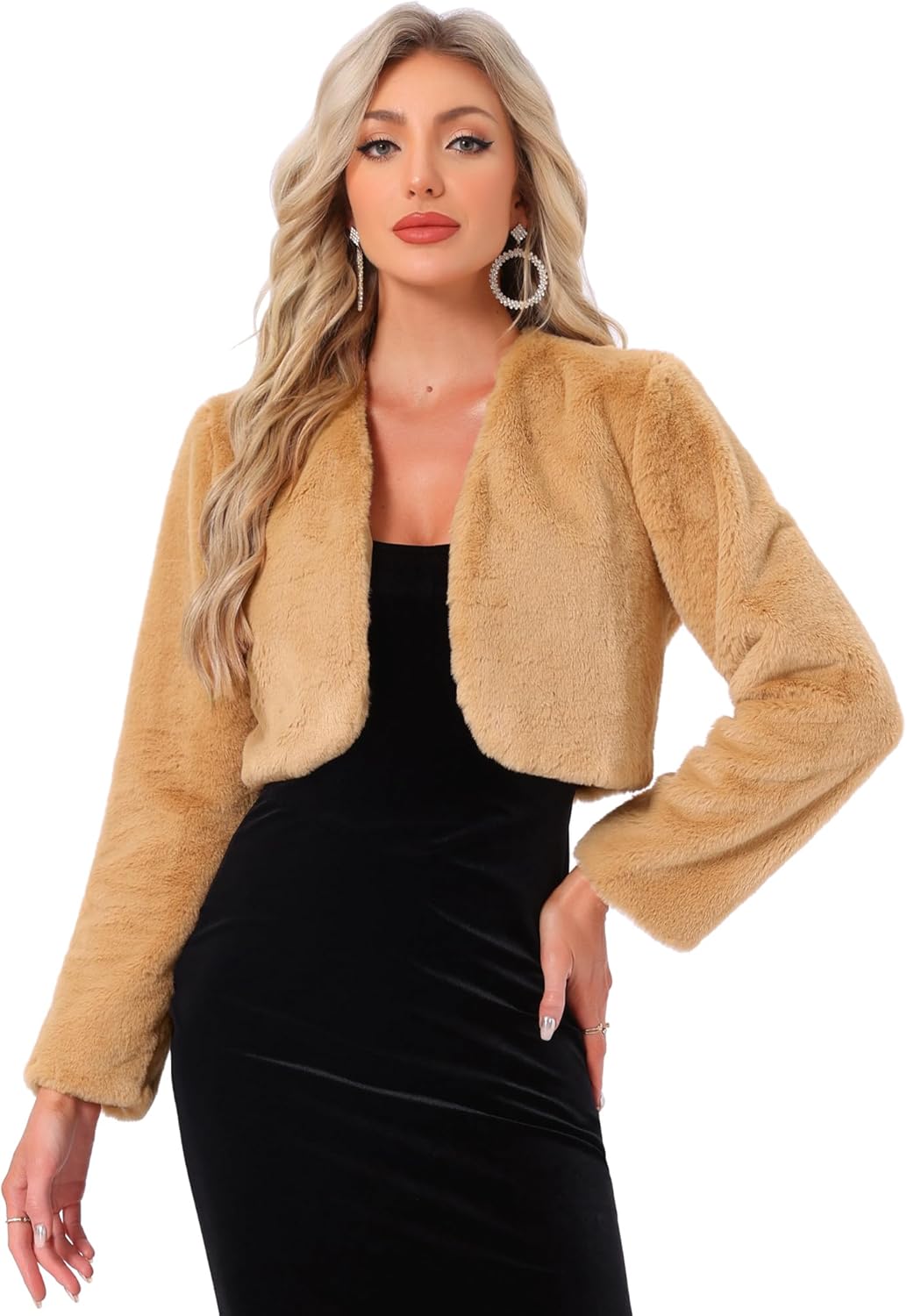 Allegra K Women's Evening Shrug for Wedding Gown and More