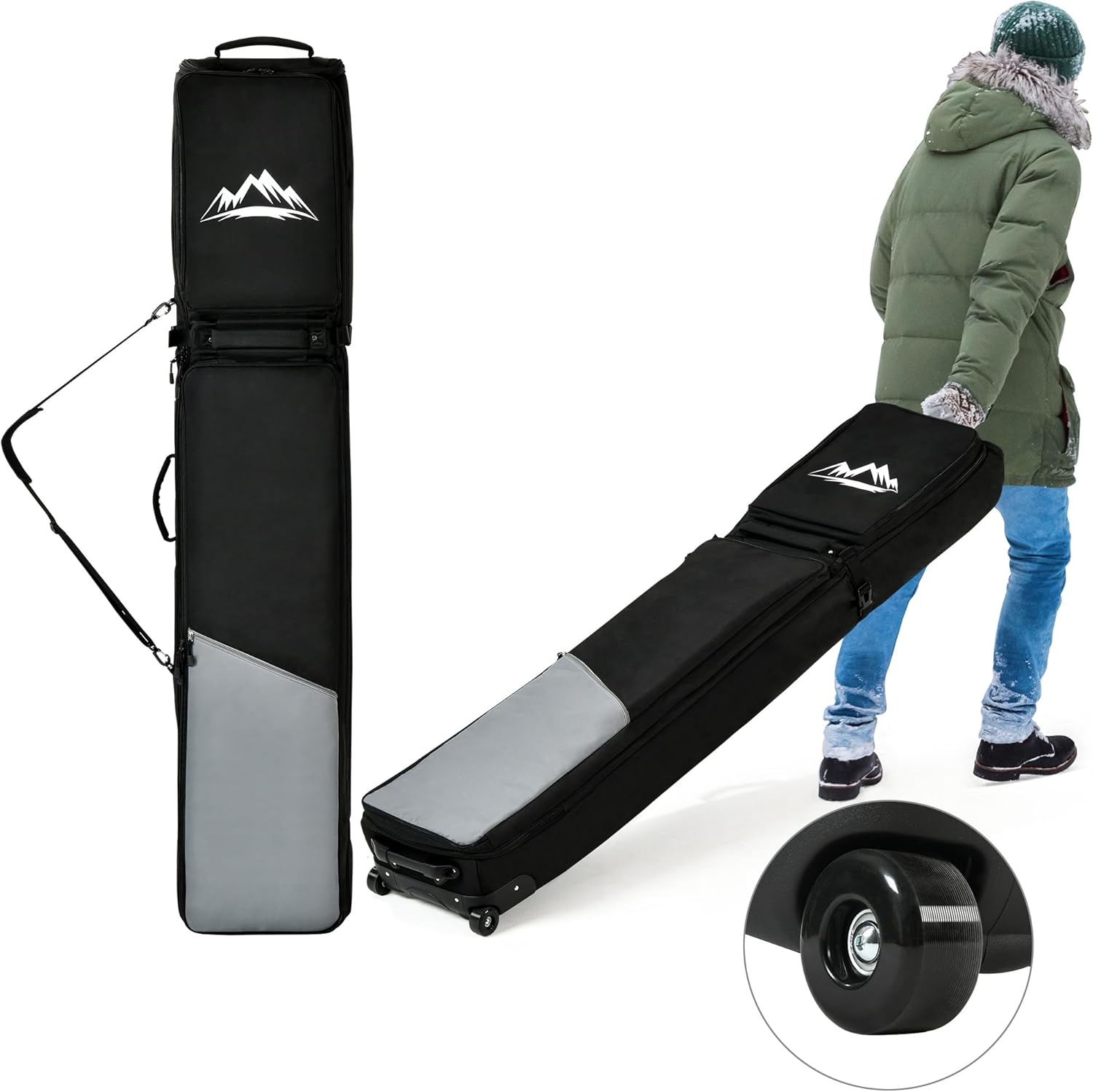 Wheeled Ski Bag - Ultimate Protection & Mobility