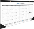 Desk Calendar 2025-2026 - 18-Month Desk/Wall Calendar for Clear