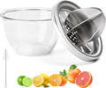 Stainless Steel Manual Citrus Juicer - Extract More Juice & Pulp