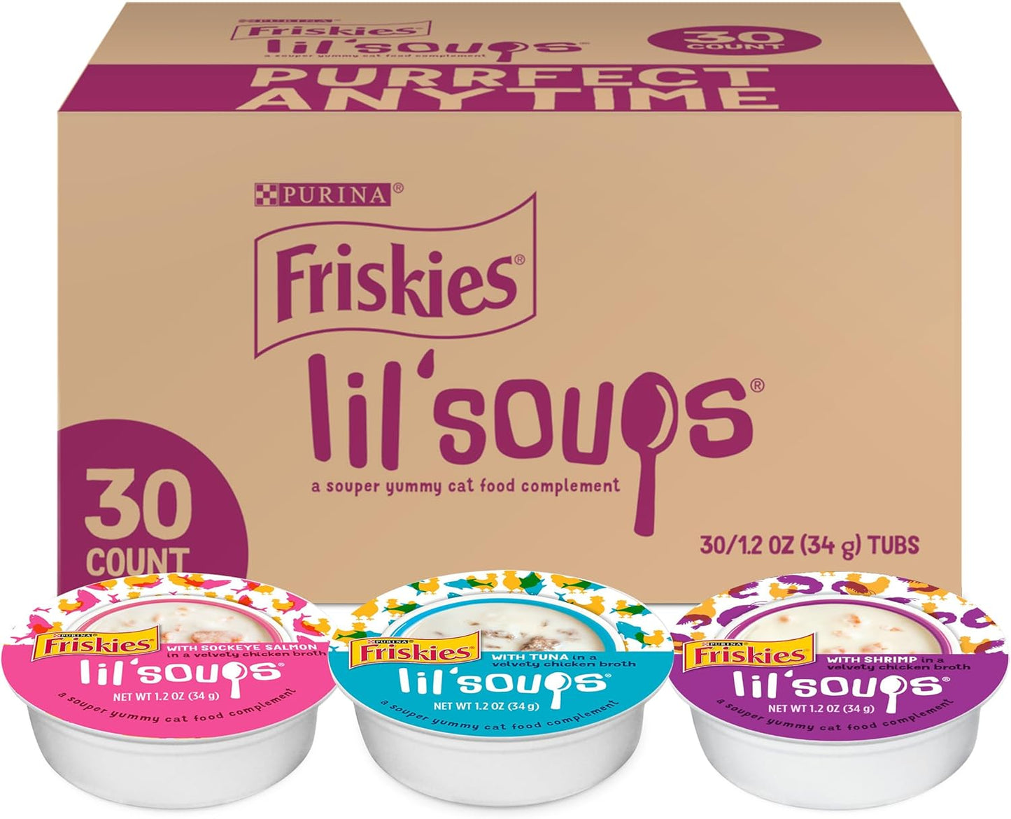 Purina Friskies Grain Free Wet Cat Food Variety Pack for Cats