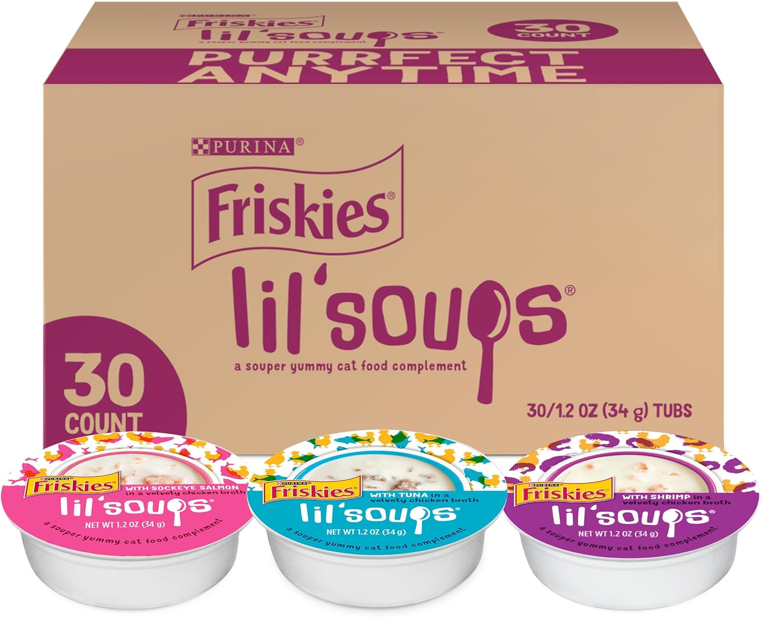 Purina Friskies Grain Free Wet Cat Food Variety Pack for Cats