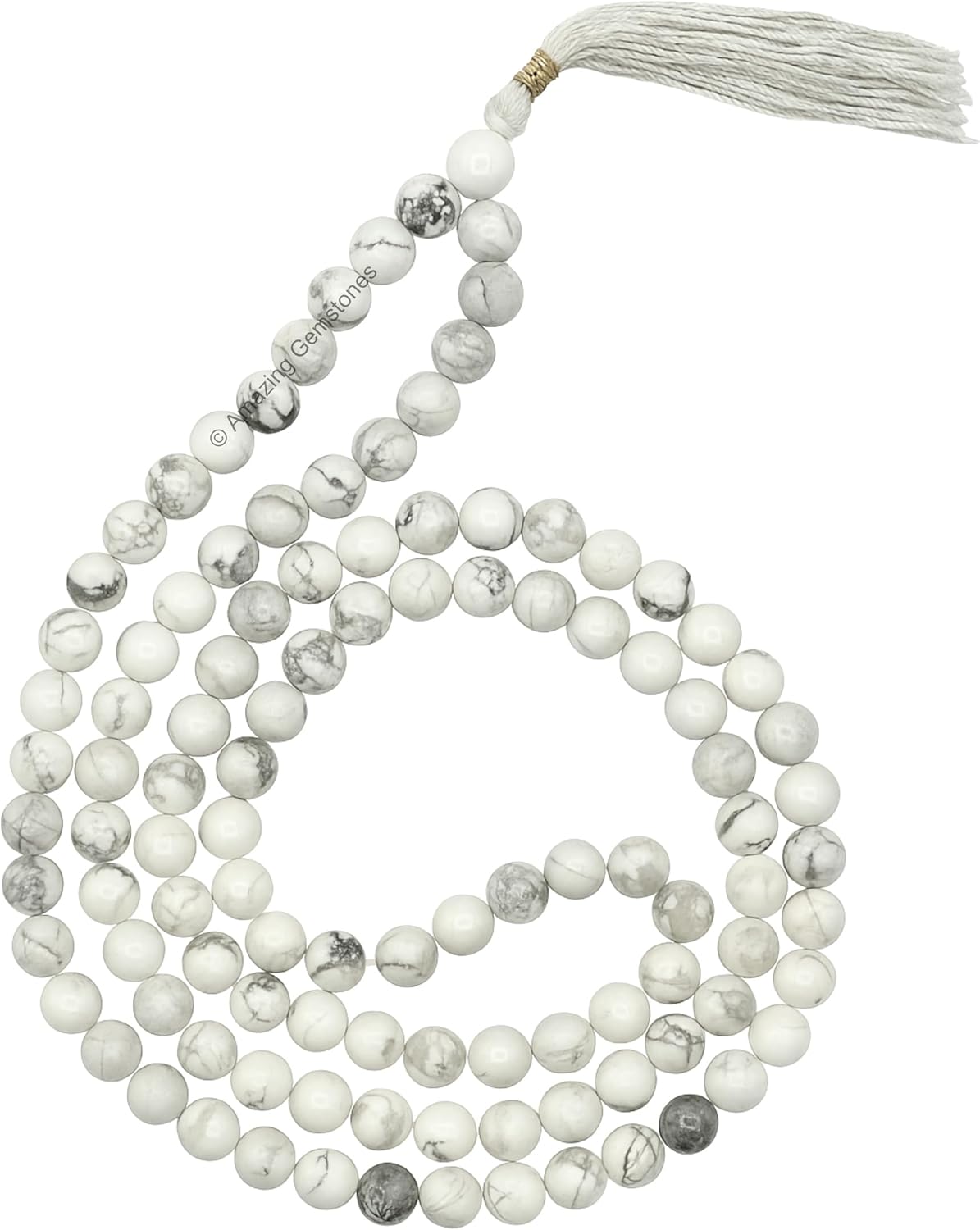 Authentic Gemstone Crystal Mala Beads for Meditation and Mindfulness