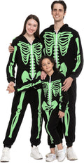 Skeleton Pajama Jumpsuit Family Matching Halloween Costume - Cozy Glow