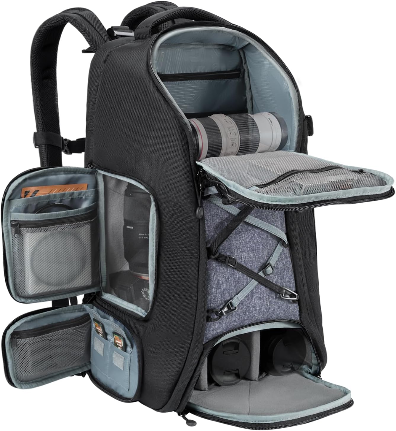 K&F Concept Camera Backpack for Photographers with 30L Capacity