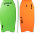 Legendary Pro X Bodyboard 41in for Adults and Kids - Hard Slick Bottom