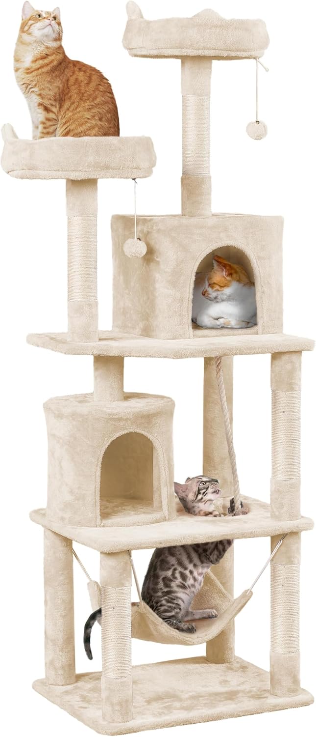 Yaheetech Cat Tower 70.5in Multi-Level Climbing Tree for Cats