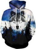 Unisex Cool 3D Fleece Liner Hoodies Upgrade Quality Pullover - Novelty