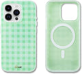 Sonix Case for iPhone 15 Pro Max - Minty Gingham Protective Case