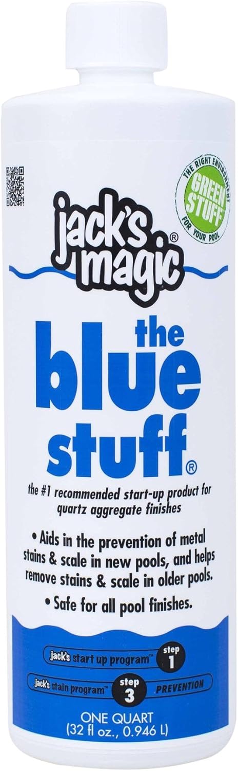 Jacks Magic Blue Stuff for Pool Maintenance and Stain Prevention