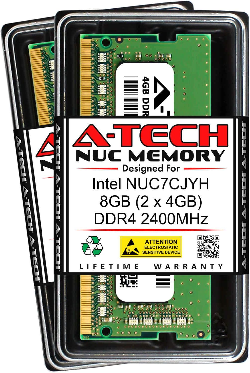 8GB DDR4 2400MHz RAM Upgrade Kit for Intel NUC7CJYH