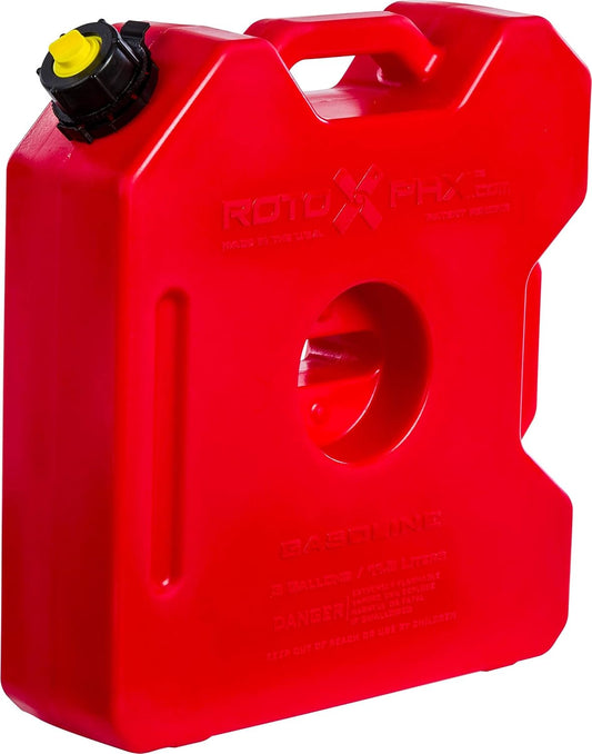 ROTOPAX Red 3 Gallon Gasoline Pack for Safe Fuel Storage