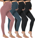Maternity Leggings Over The Belly High Waisted Yoga Pants - Supportive