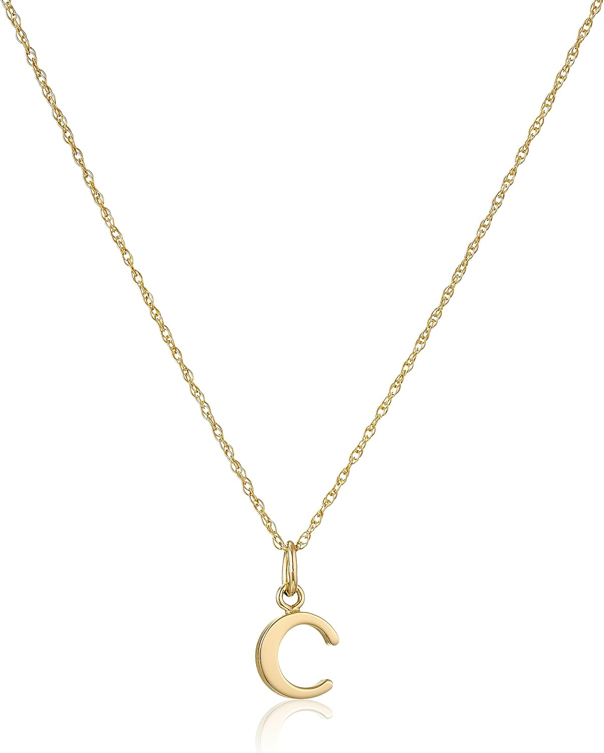 Collection 14k Gold-Filled Letter C Charm Pendant 18ftin