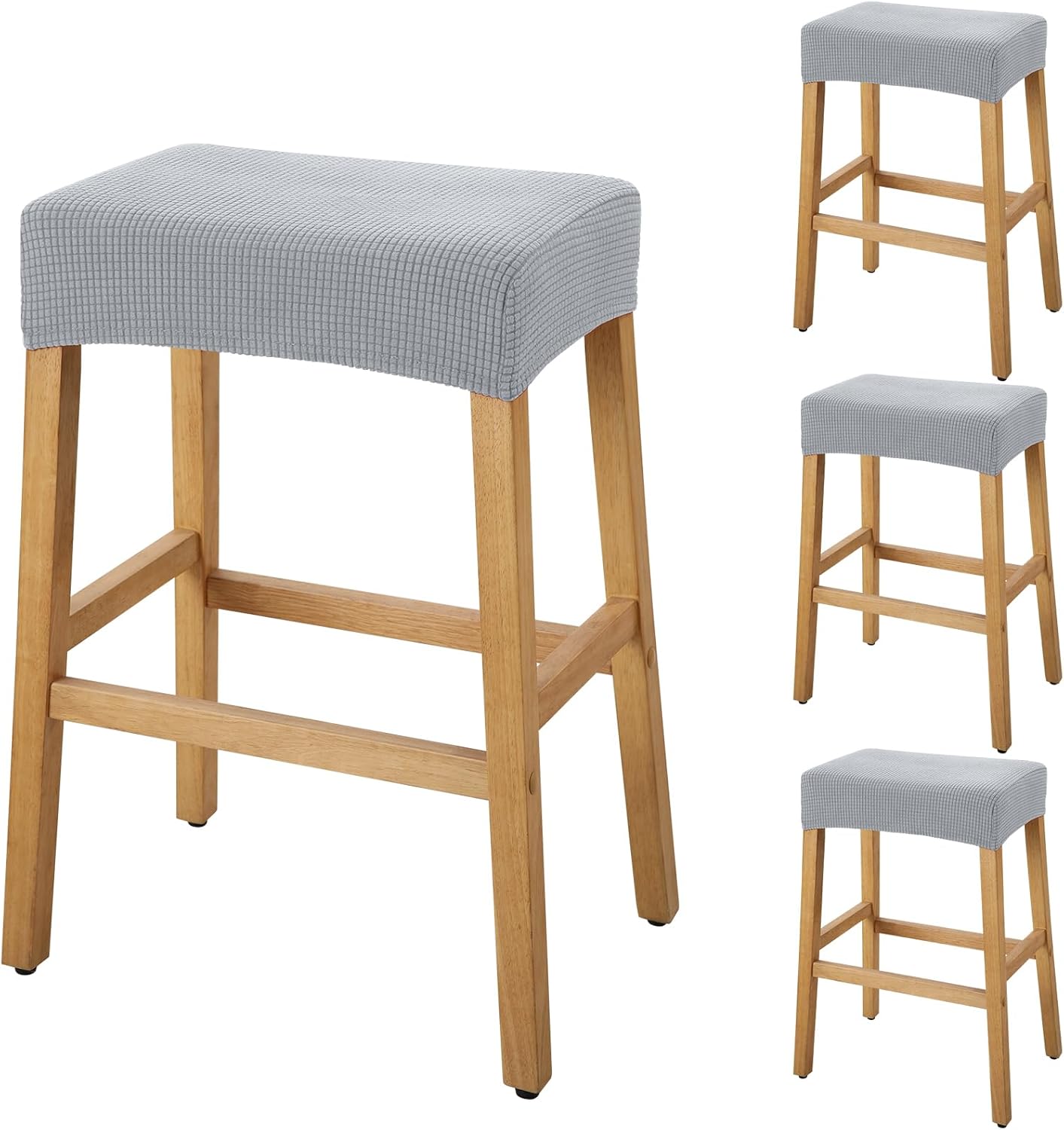 YISUN Stool Covers Rectangle - Stretch Waterproof Bar Stool Covers