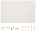 Linen Bulletin Board 24 in x 36 in White Oak Frame - Stylish Display
