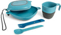 UCO 6-Piece Camping Mess Kit with Bowl, Plate, Cup - Compact Camp Set