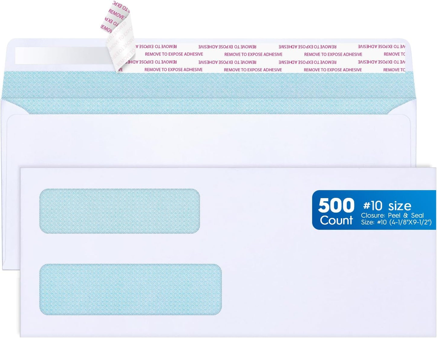METRONIC #10 Envelopes Security Self Seal for Business Use