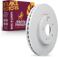 Metrix Premium 10.87 in Front Coated Vented Brake Rotor - Durable
