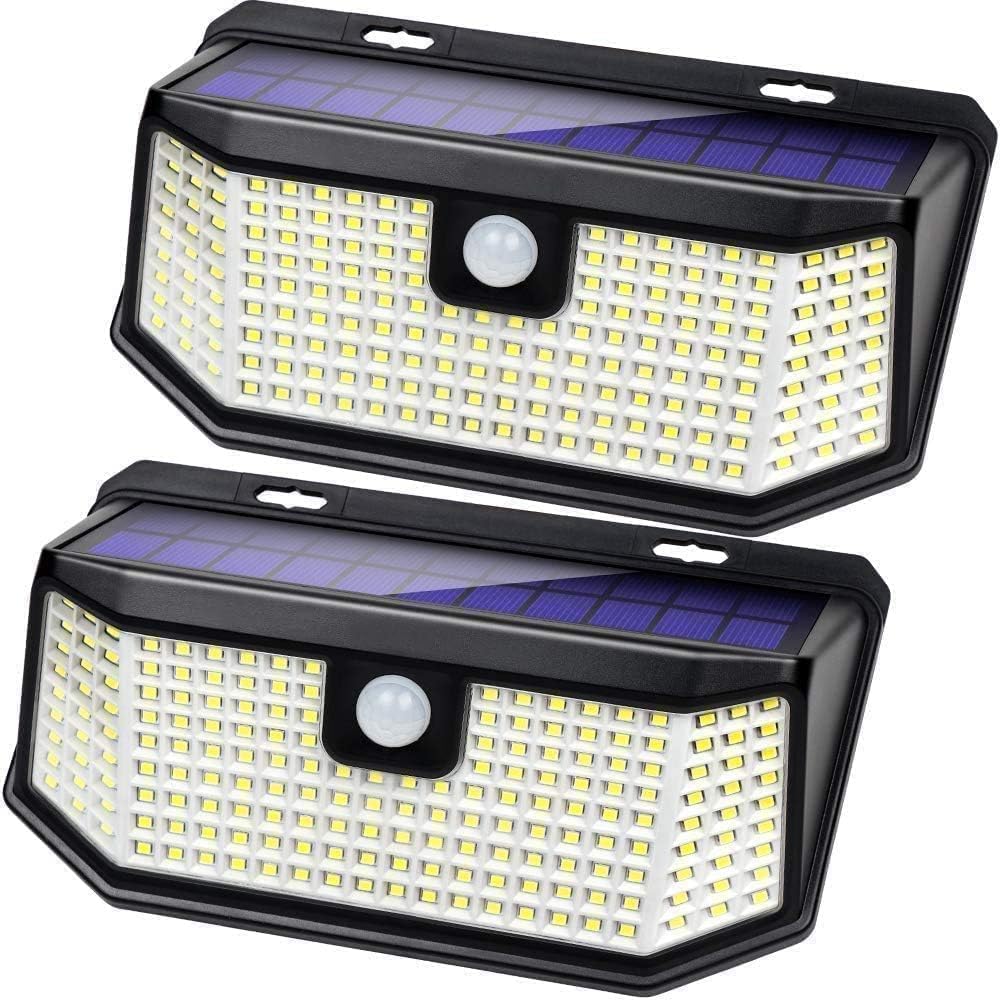 Aootek Solar Lights Outdoor 182 LEDs for Security and Safety