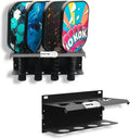 Pickleball Paddle Rack 4/8/12-Paddle Holder - Expandable Wall or Fence