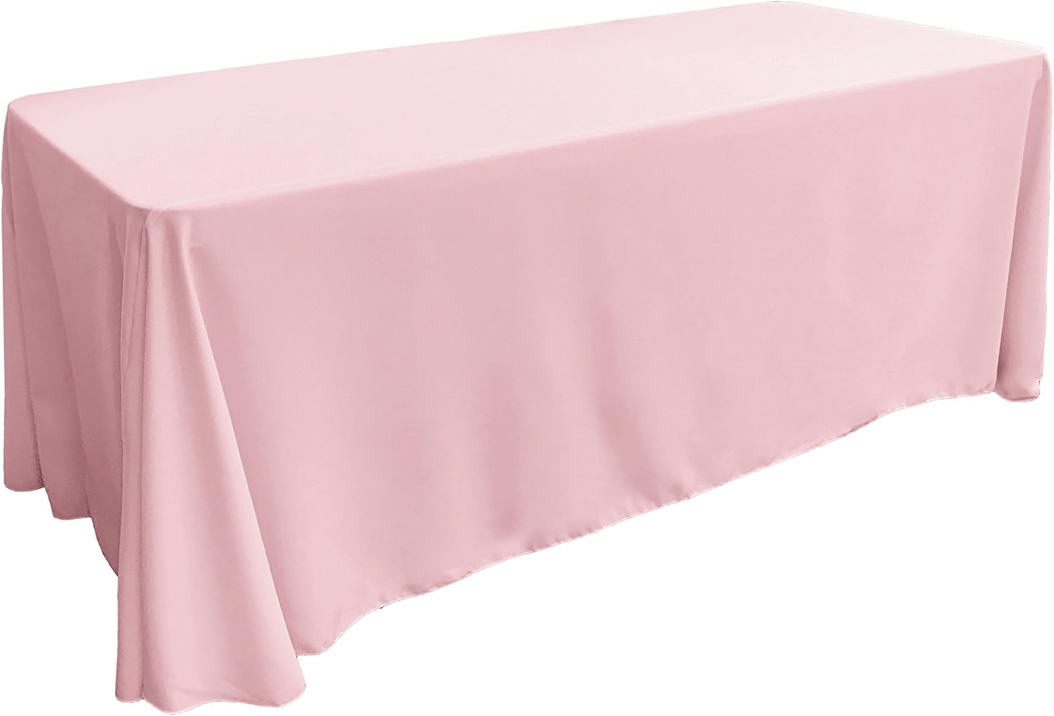 LA Linen Polyester Poplin Washable Tablecloth for Events and Dining