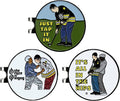 Funny Golf Hat Clip with Enamel Magnetic Ball Marker - Playful