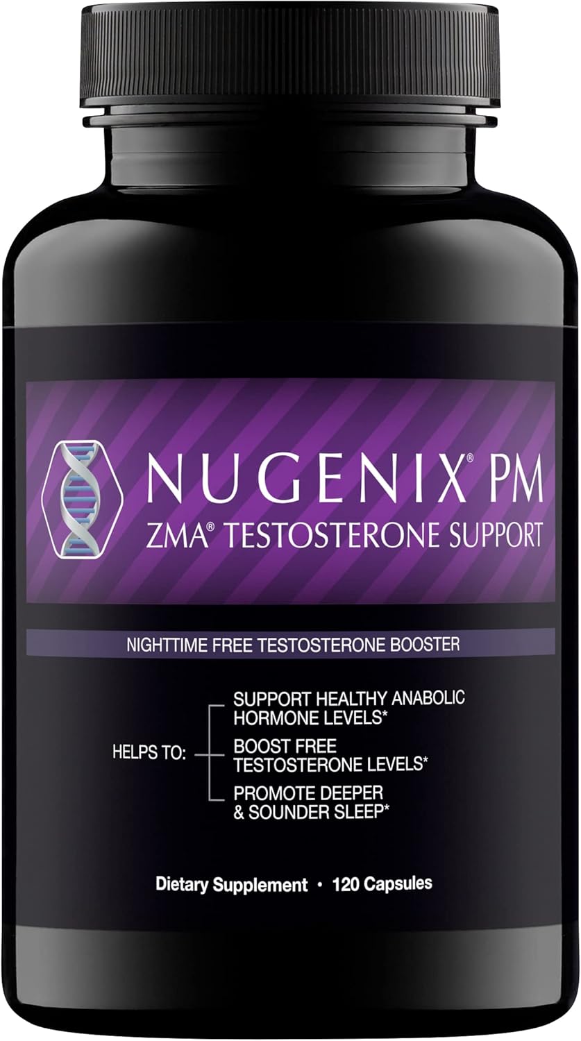 Nugenix PM ZMA - Nighttime Free Testosterone Booster & Sleep Aid