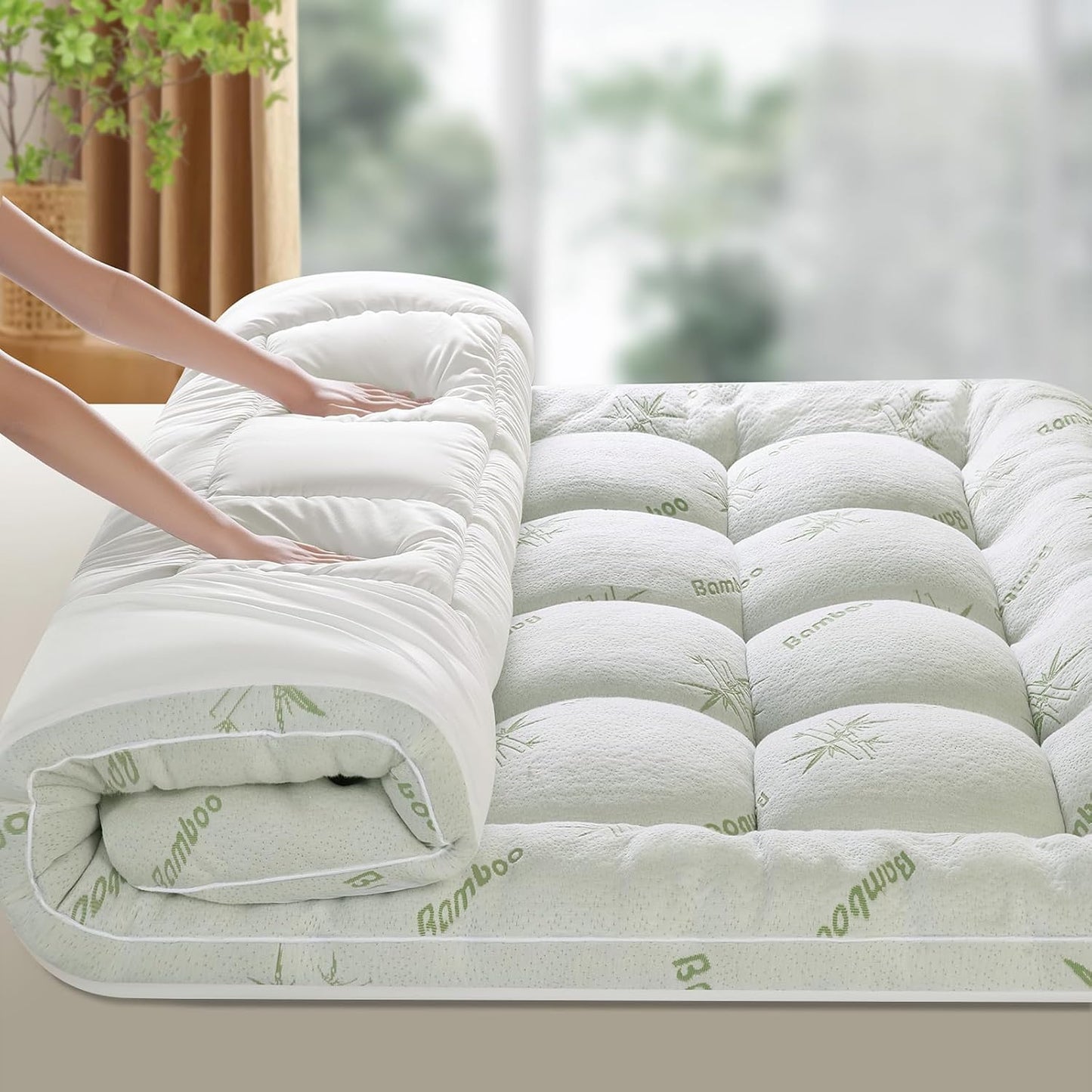 Bambu Viscose Mattress Topper Queen for Ultimate Comfort