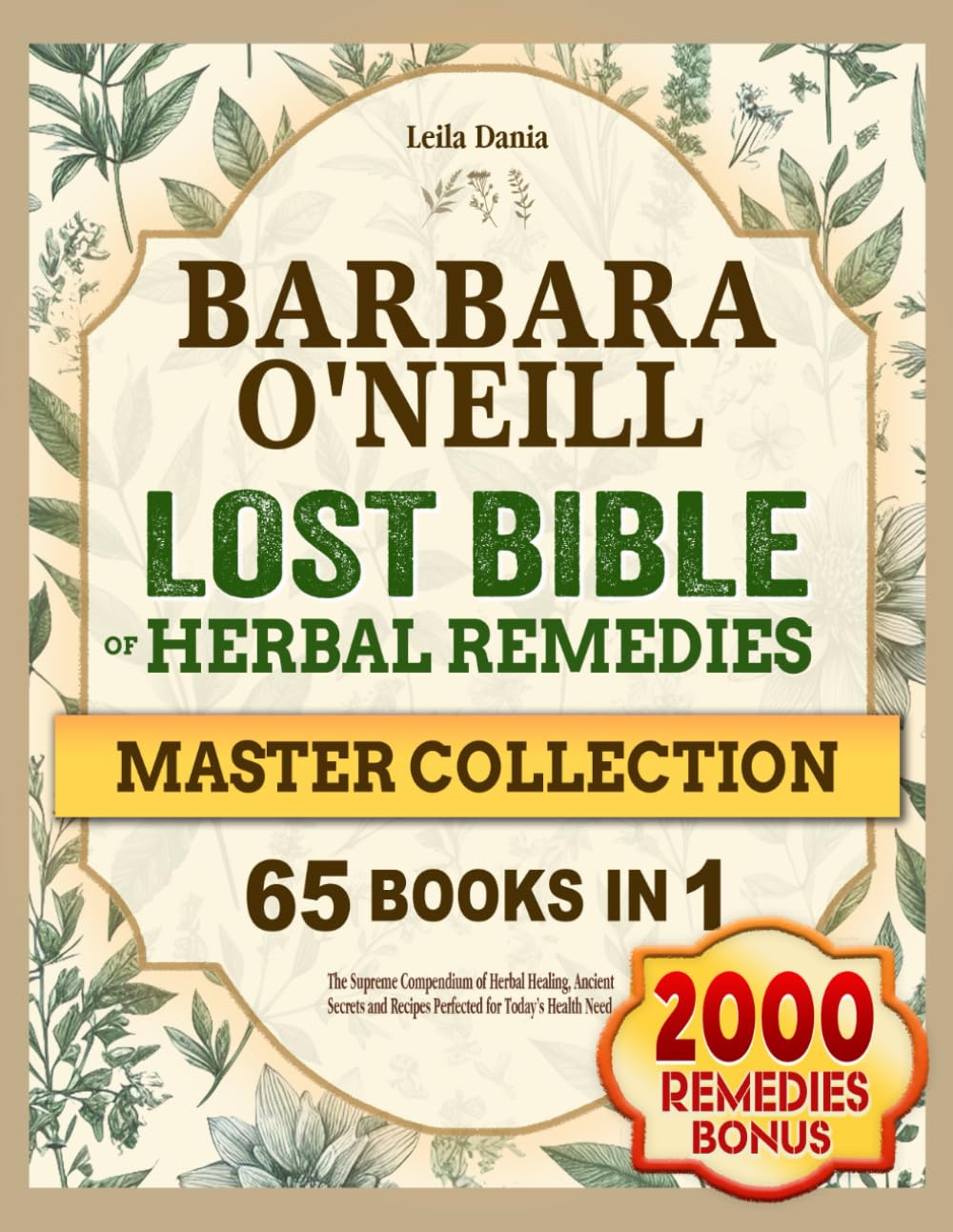 Barbara ONeill Lost BIBLE Of Herbal Remedies for Today's Health