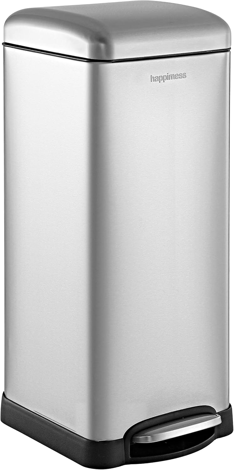 happimess HPM1007D Betty Retro 8-Gallon Step-Open Trash Can