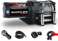 3000 lb 12V DC Electric Winch Waterproof Winch for UTV ATV Boat